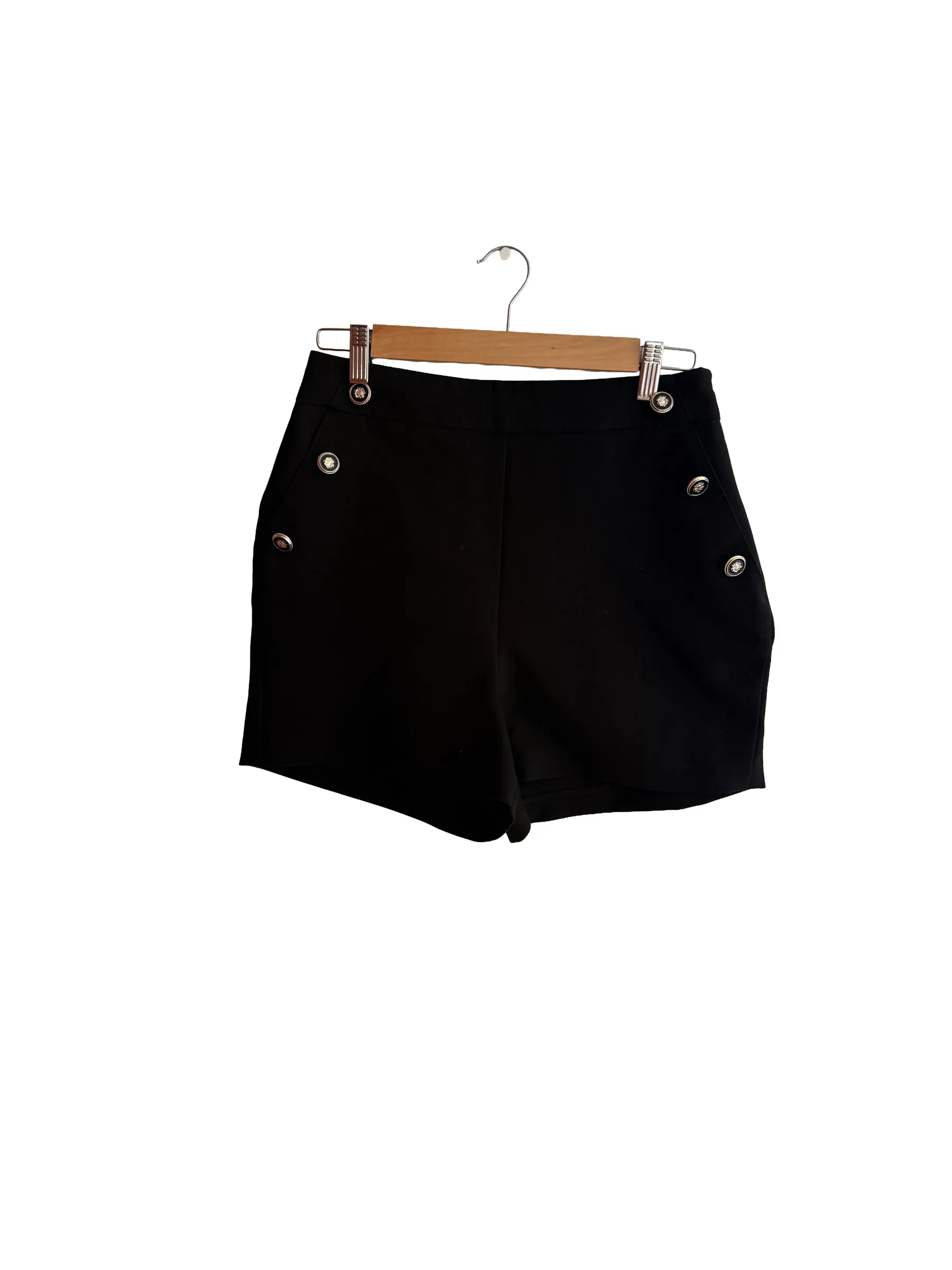 Short negro talla 8-10, estado 10/10